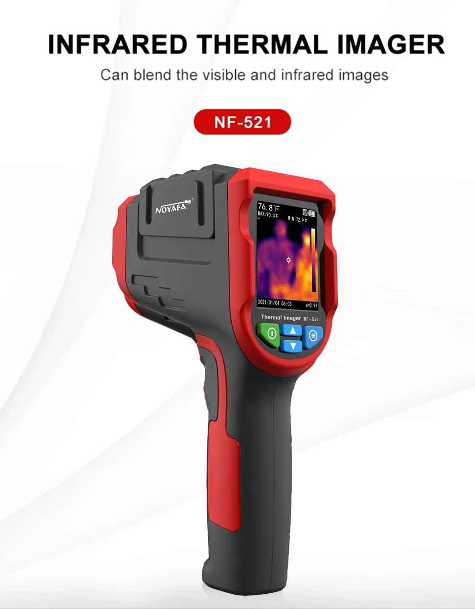 Nf 521 Thermal Imaging Camera - NF-521 Otomatik Sıcaklık Ölçer Endüstriyel Kızılötesi