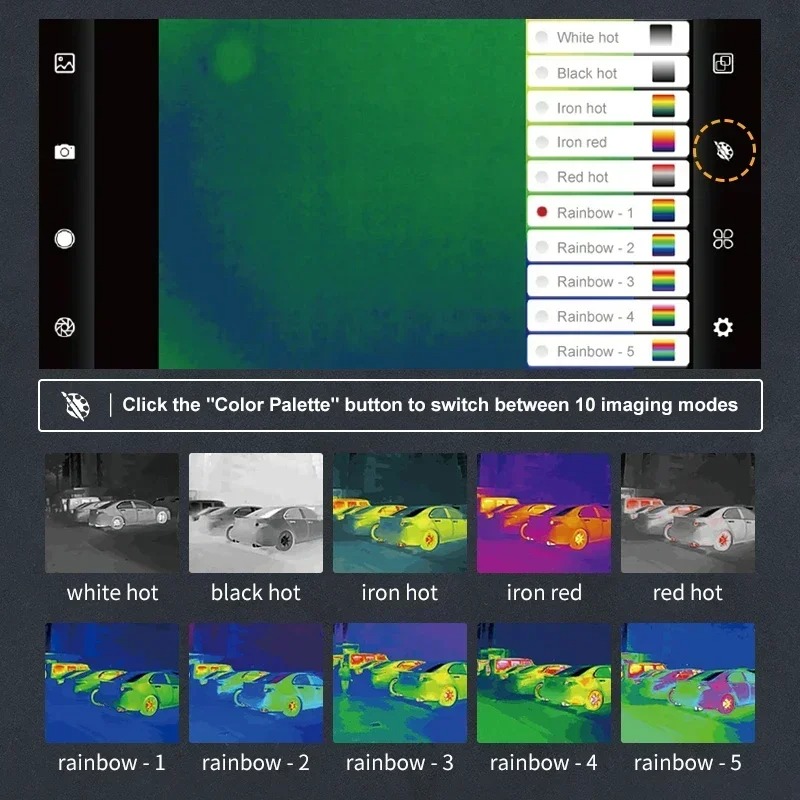 HT-203H Mobil Termal Görüntüle - Thermal Imaging Camera 256X192 incelemesi ve fiyatı