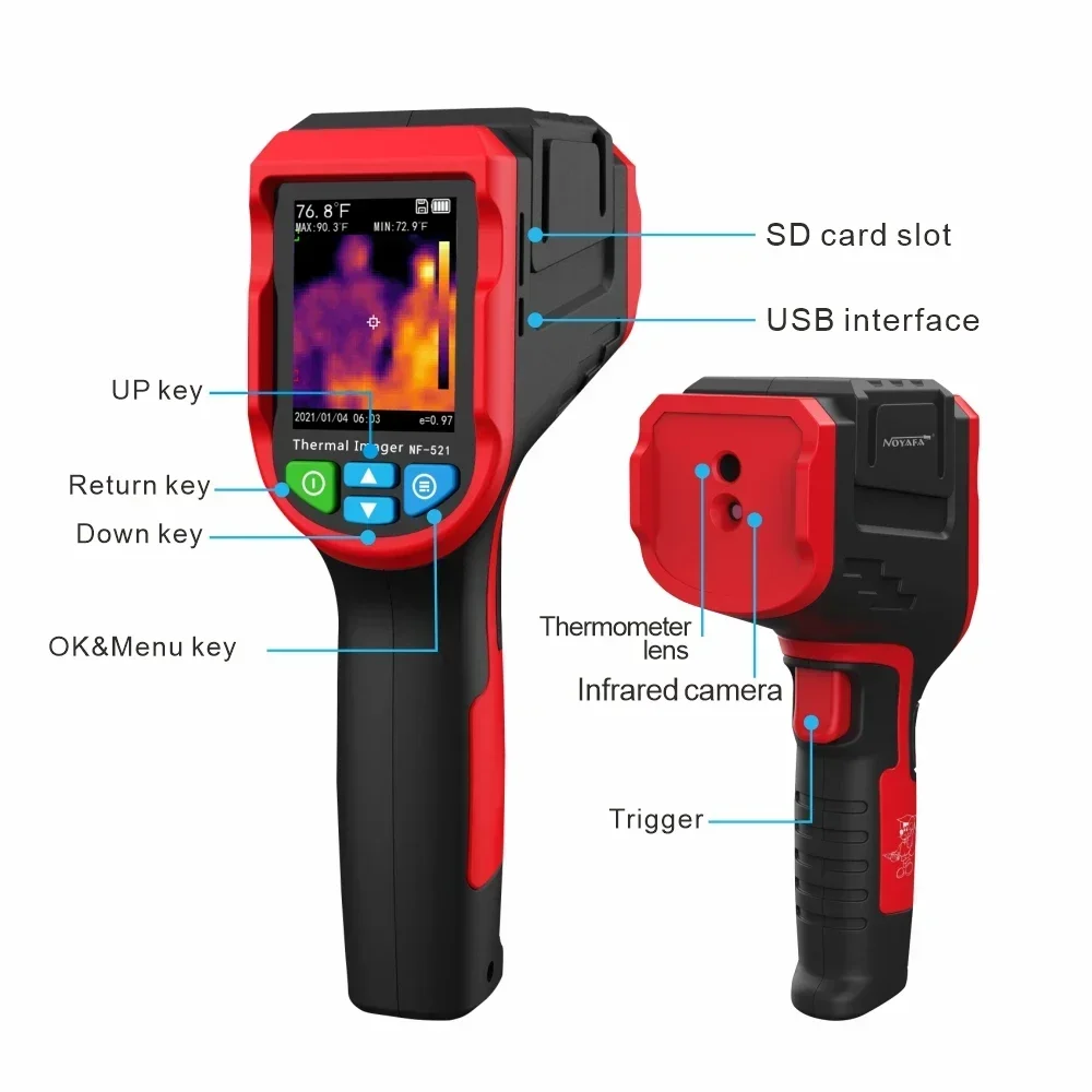 Termal kamera, kızılötesi term - Nf 521 Thermal Imaging Camera incelemesi ve fiyatı