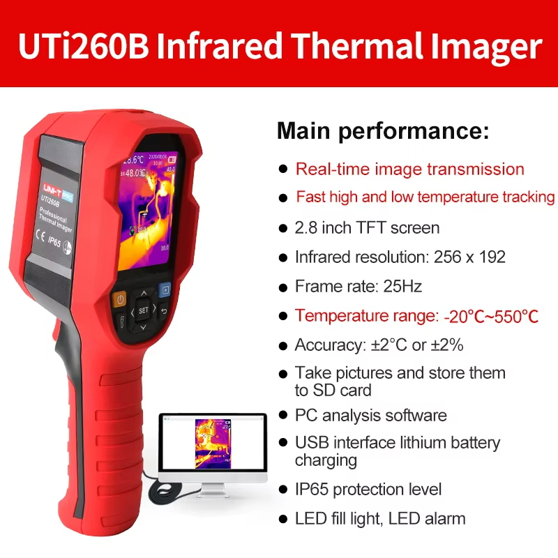 UNI-T Kızılötesi Termal Kamera - Thermal Imaging Camera 256X192 incelemesi ve fiyatı